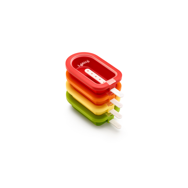 Kit de 4 moldes de helado apilables