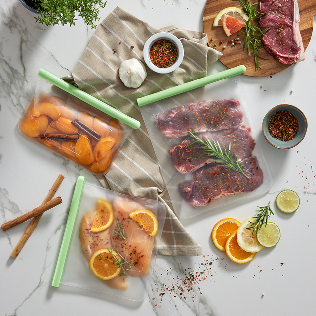 Bolsa reutilizable plana L