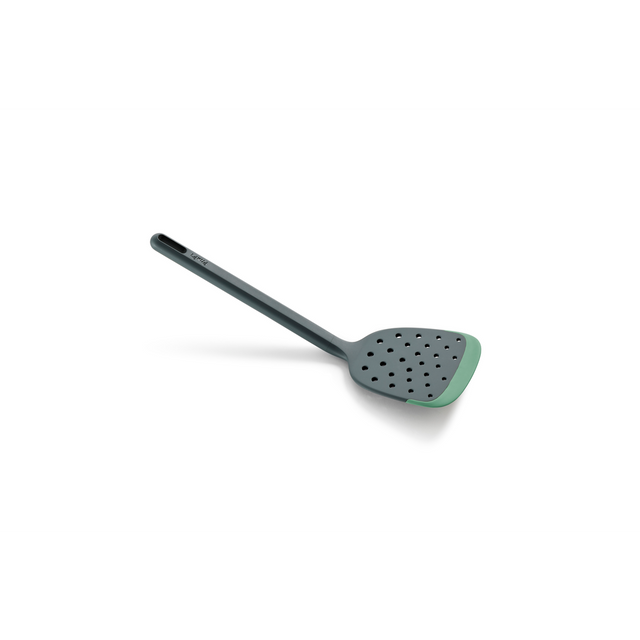 Espátula para voltear ranurada