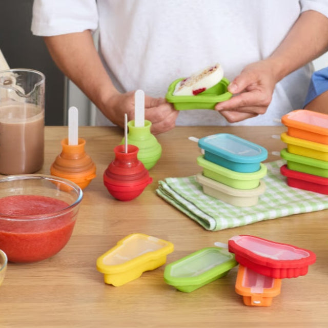Kit de 4 moldes de helado apilables