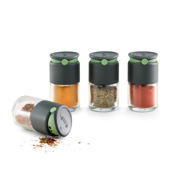 Set de 4 botes para especias