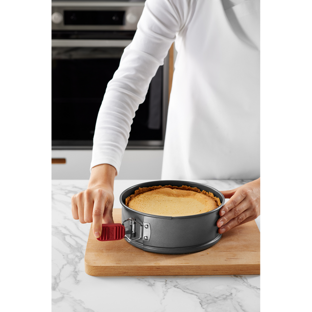 Molde Rojo redondo desmontable antiadherente ø 24 cm