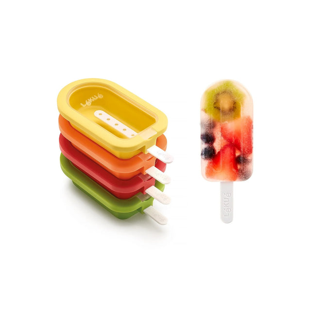 Kit de 4 moldes de helado apilables