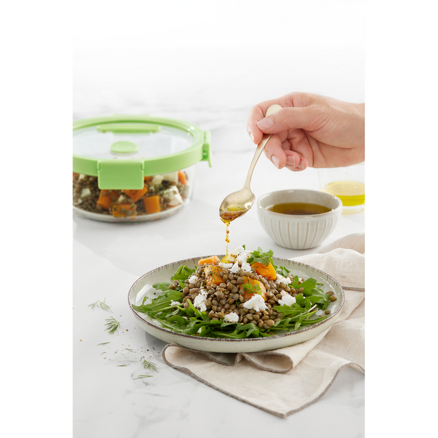 Recipiente hermético 100% de vidrio 950 ml Rojoondo