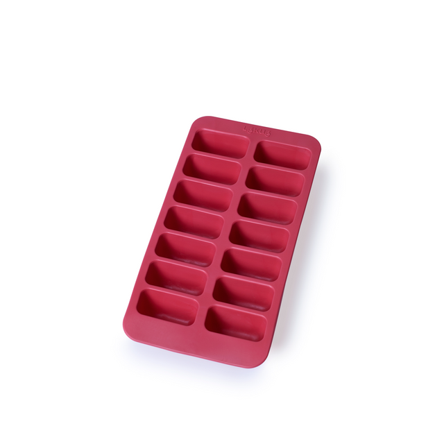 Cubetera con tapa rectangular