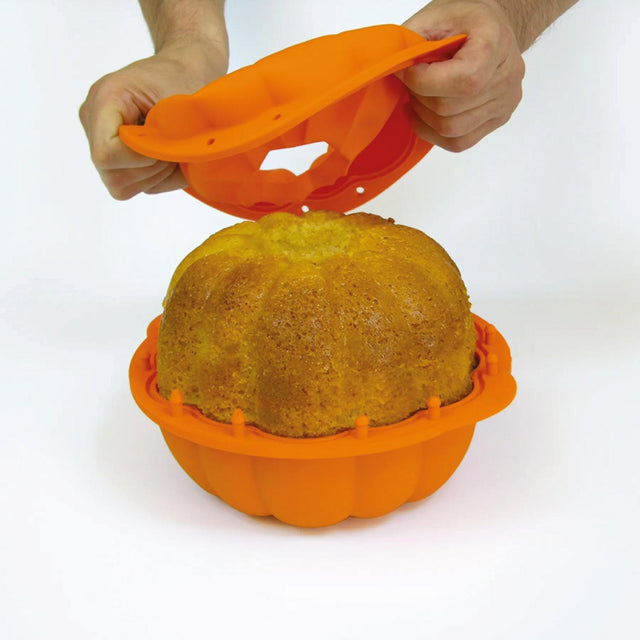 Molde silicona calabaza halloween 3D