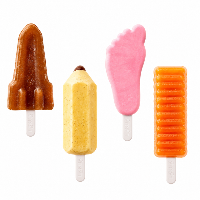 Kit 4 Moldes para Helados Caseros Formas Divertidas | Lékué