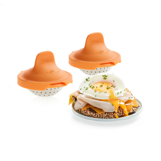 Set de 2 Moldes de huevos pochados