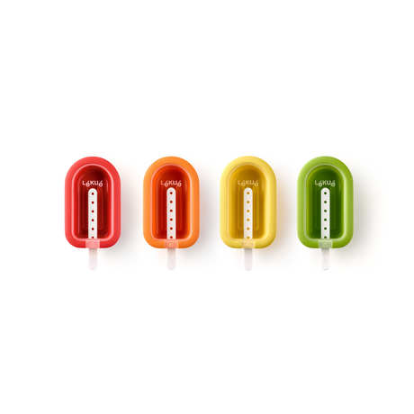 Kit de 4 moldes de helado apilables
