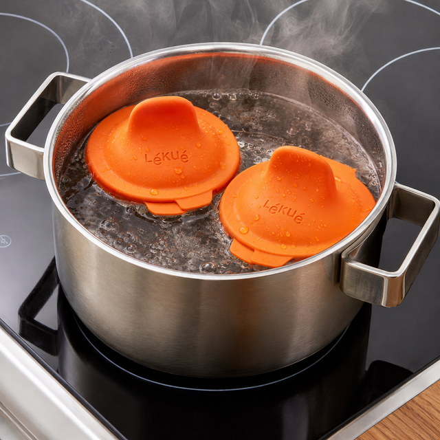 Set de 2 Moldes de huevos pochados