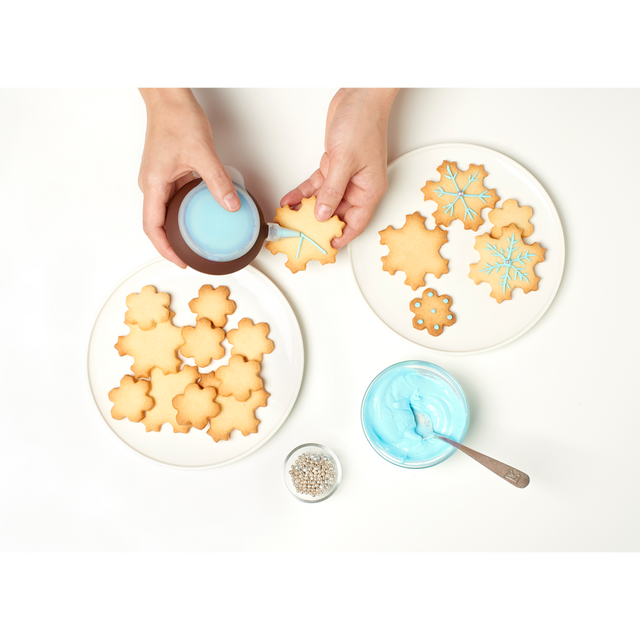 Molde Galletas Copos de Nieve