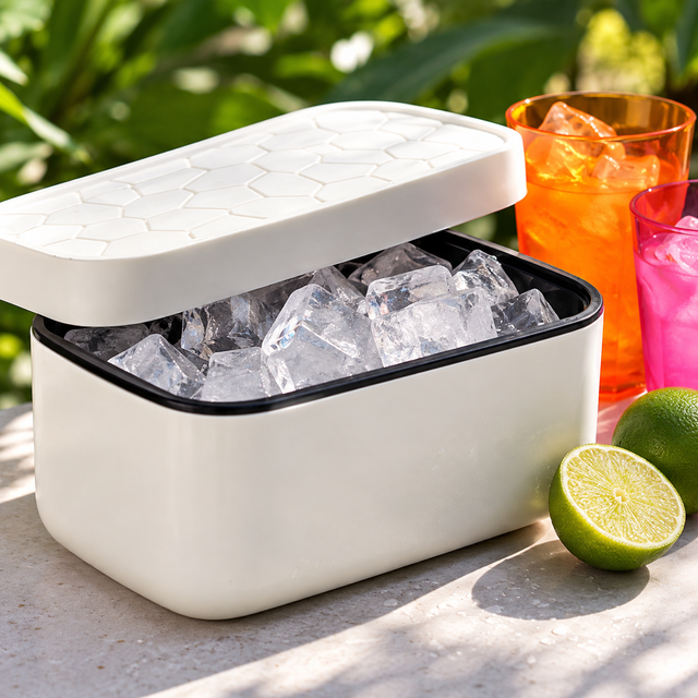 Ice Box  Hielera y Recipiente para Hielo Blanco | Lékué