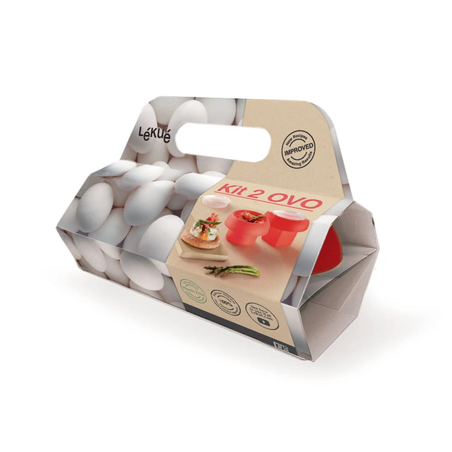 Kit 2 Moldes para Cocinar Huevos en Microondas Ovo