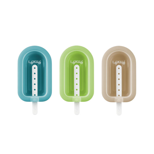 Kit de 6 moldes de helado apilables mediterraneos