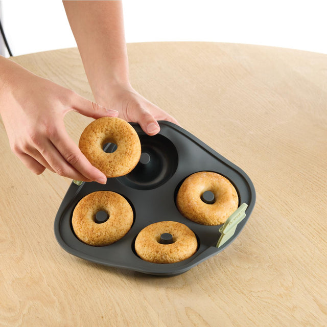 Molde de donuts freidora de aire 4 cavidades