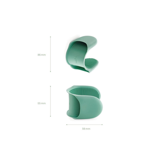 Mini pinza silicona cocina set de 2 unidades