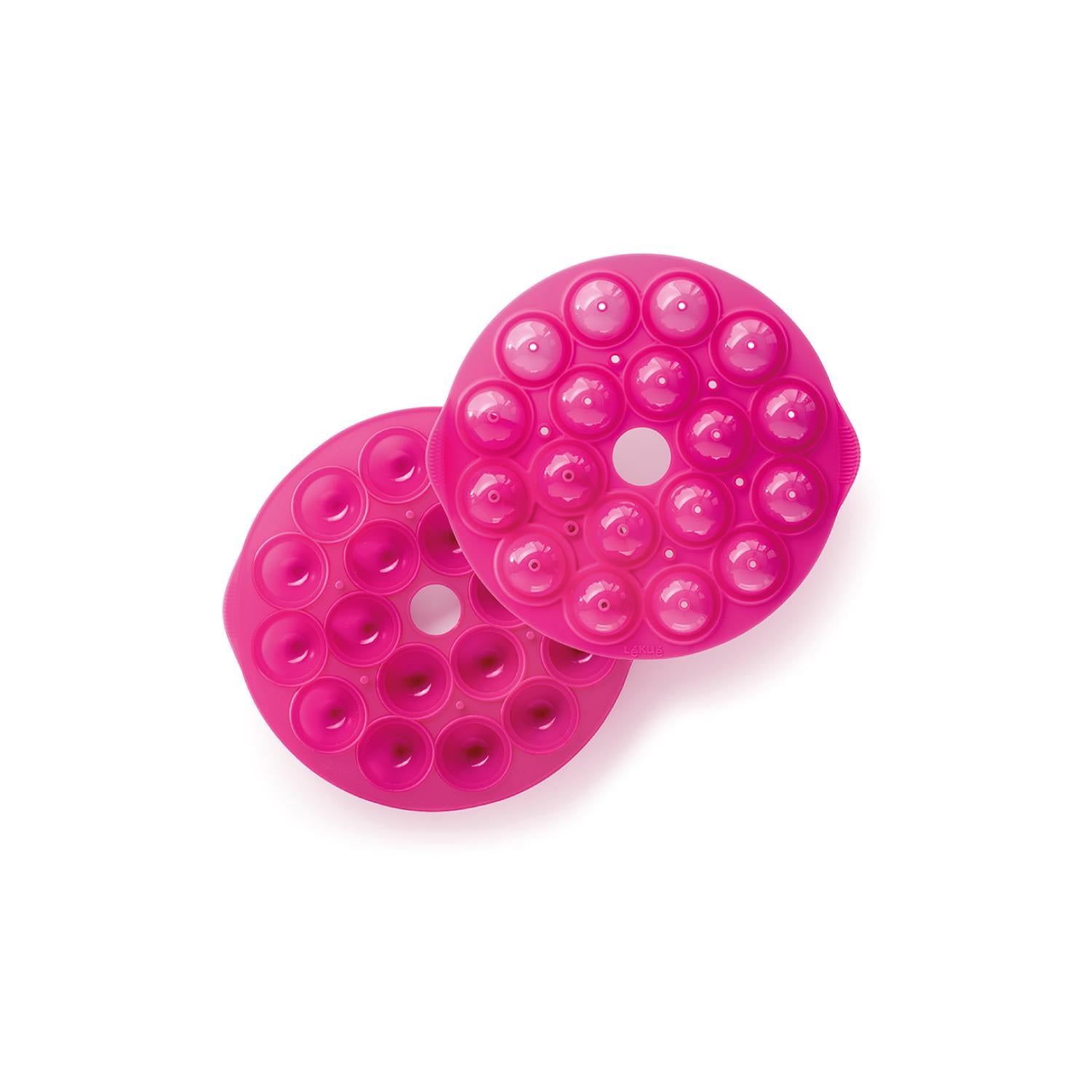 Molde cake pop 18 cavidades rosado