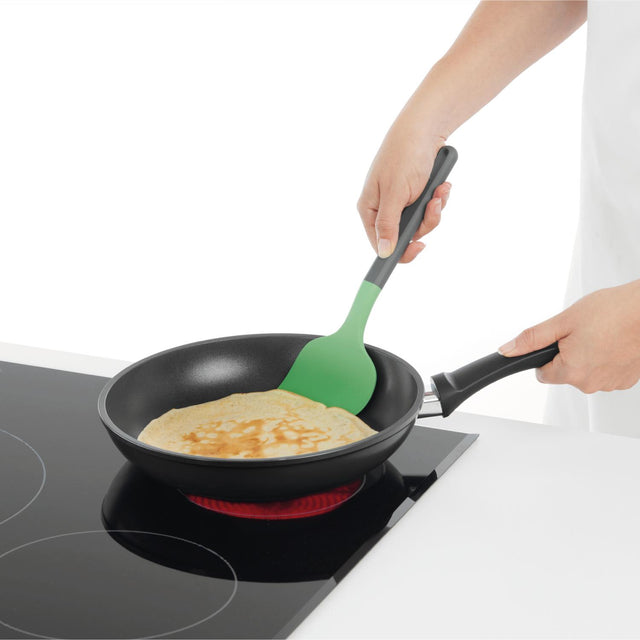 Espatula para omelettes y crepes verde