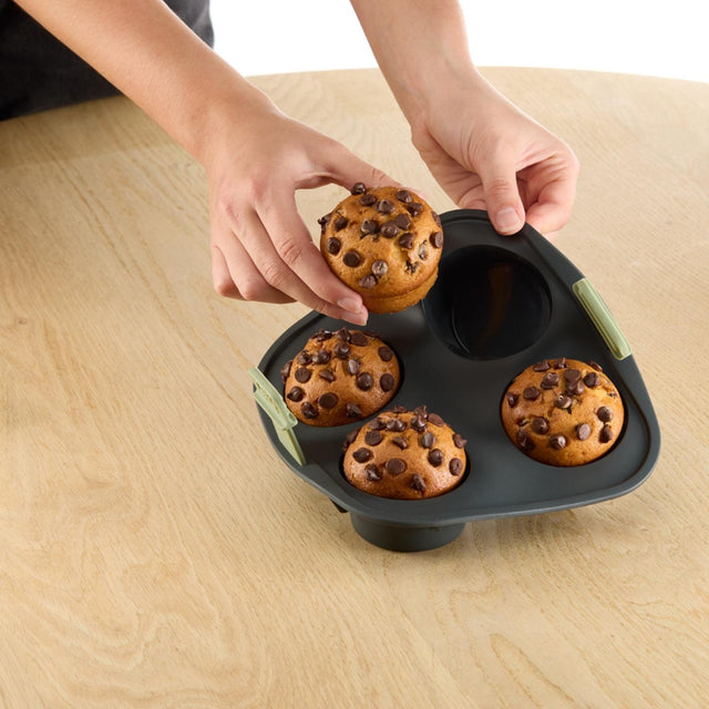 Molde de muffins para freidora de aire 4 cavidades