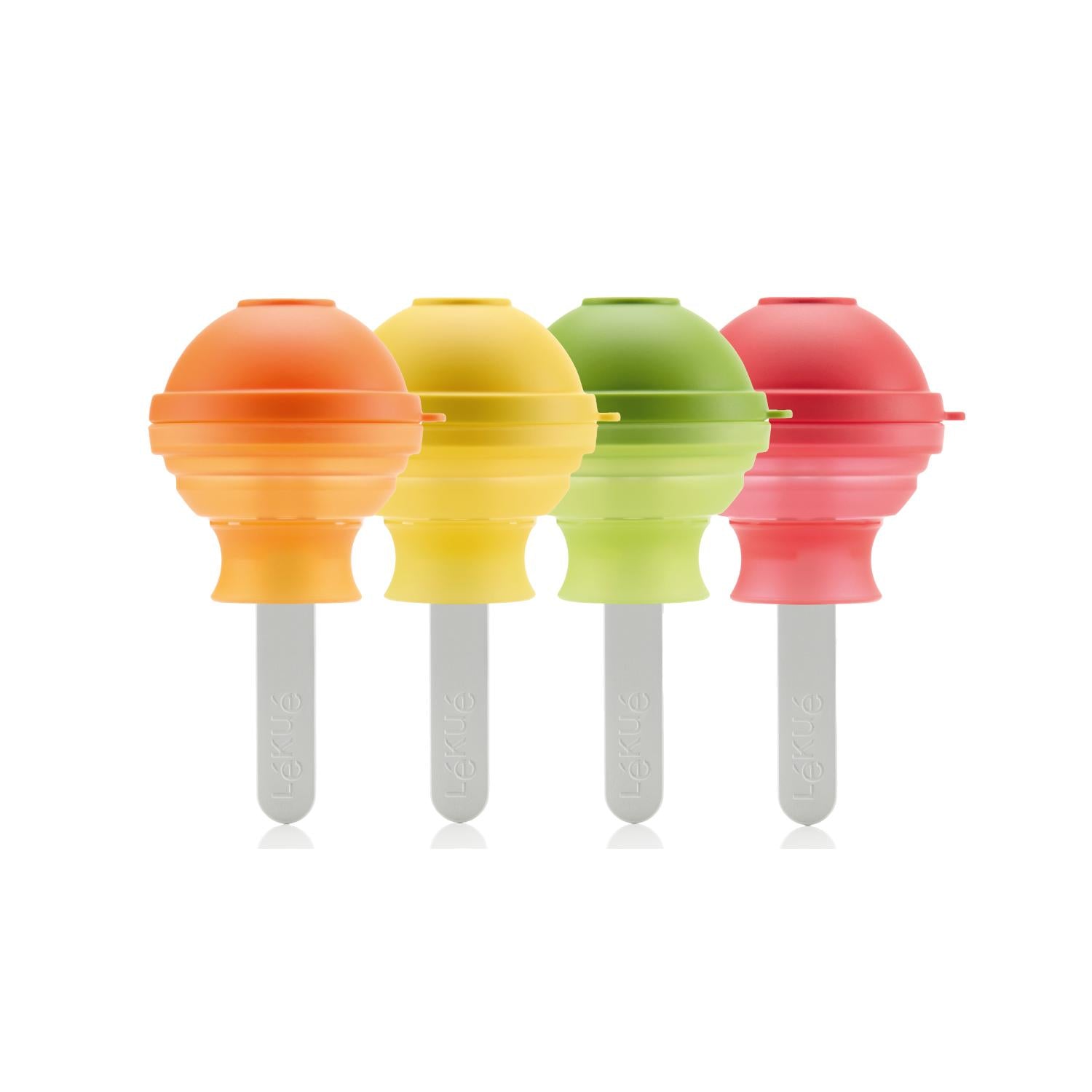Molde para helados lollipop set de 4 unidades