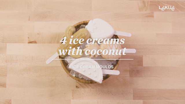 Frutas tropicales heladas